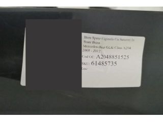 bontott MERCEDES-BENZ GLK-CLASS Hátsó Lökhárító (Részeivel)