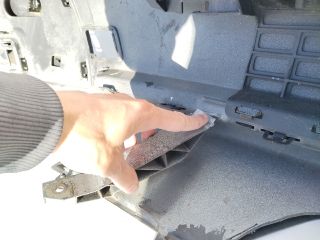 bontott MERCEDES-BENZ GLK-CLASS Hátsó Lökhárító (Üresen)