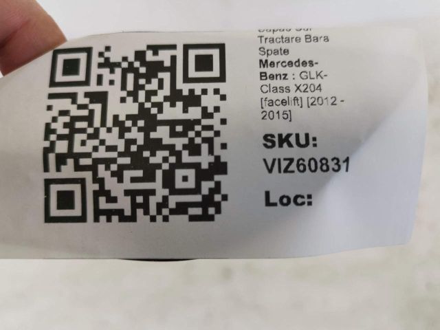 bontott MERCEDES-BENZ GLK-CLASS Hátsó Vonószem Burkolat