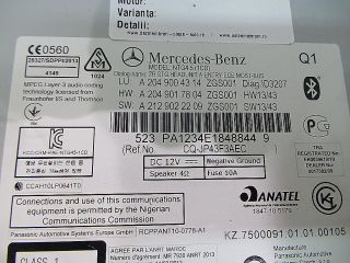 bontott MERCEDES-BENZ GLK-CLASS Rádió / CD