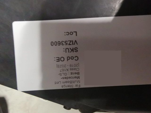 bontott MERCEDES-BENZ GLS Bal Ledes Fényszóró