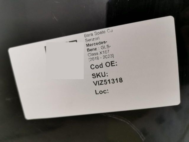 bontott MERCEDES-BENZ GLS Hátsó Lökhárító (Részeivel)