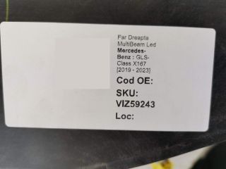 bontott MERCEDES-BENZ GLS Jobb Fényszóró