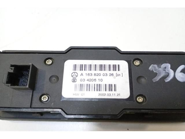 bontott MERCEDES-BENZ M-CLASS Ablakemelő és Tükör Kapcsoló