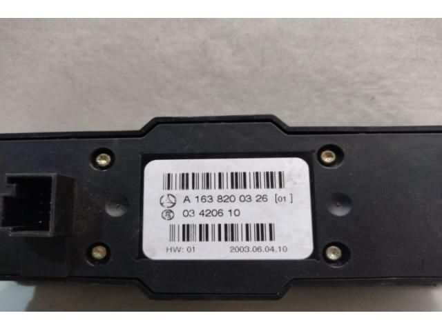 bontott MERCEDES-BENZ M-CLASS Ablakemelő és Tükör Kapcsoló