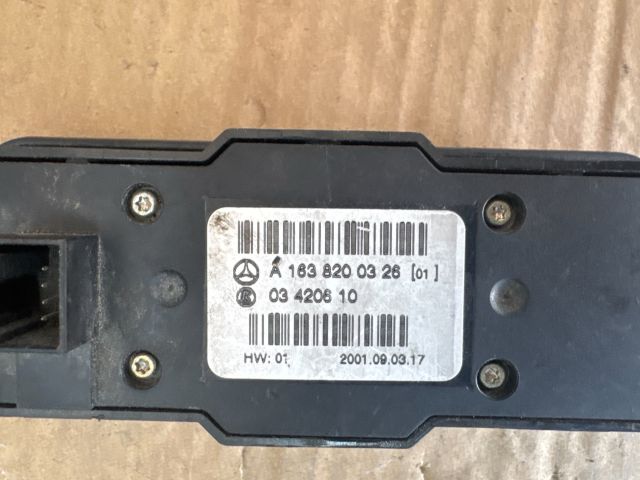 bontott MERCEDES-BENZ M-CLASS Ablakemelő Kapcsoló (Pozíciófüggetlen)