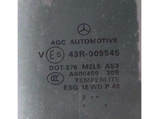 bontott MERCEDES-BENZ M-CLASS Bal hátsó Ablak