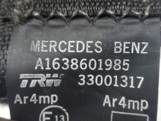 bontott MERCEDES-BENZ M-CLASS Bal hátsó Biztonsági Öv