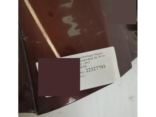 bontott MERCEDES-BENZ M-CLASS Csomagtérajtó (Üres lemez)