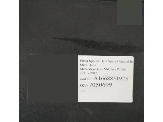 bontott MERCEDES-BENZ M-CLASS Hátsó Lökhárító Alsó (Műanyag)