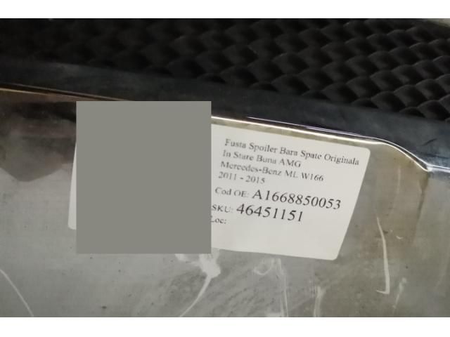 bontott MERCEDES-BENZ M-CLASS Hátsó Lökhárító Alsó (Műanyag)