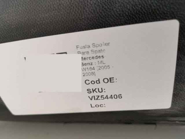 bontott MERCEDES-BENZ M-CLASS Hátsó Lökhárító Alsó (Műanyag)