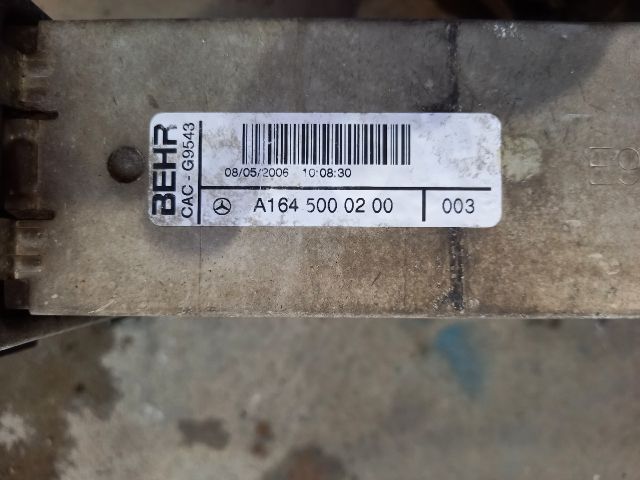 bontott MERCEDES-BENZ M-CLASS Intercooler