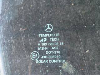 bontott MERCEDES-BENZ M-CLASS Jobb első Ablak