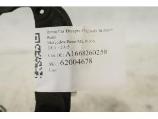 bontott MERCEDES-BENZ M-CLASS Jobb Fényszóró Lámpakeret