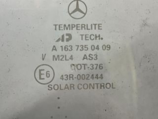 bontott MERCEDES-BENZ M-CLASS Jobb hátsó Fixüveg (Ajtóban)
