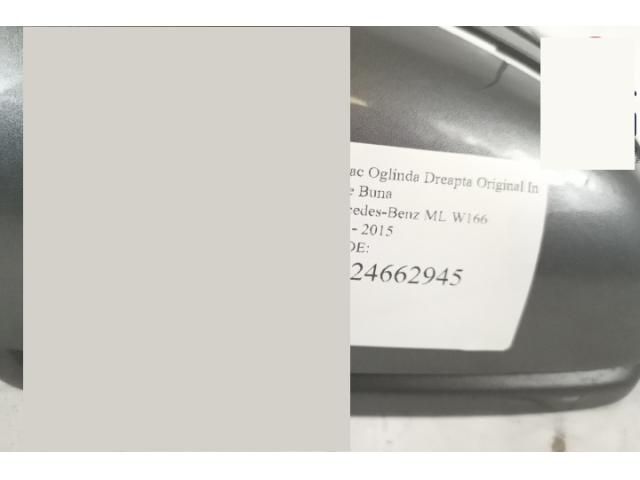bontott MERCEDES-BENZ M-CLASS Jobb Visszapillantó Tükör Burkolat