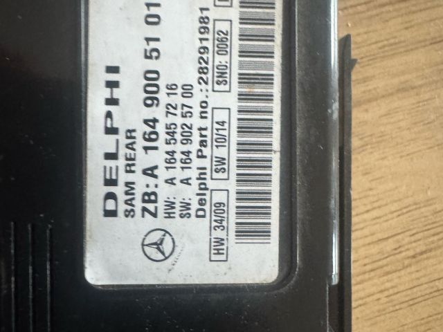 bontott MERCEDES-BENZ M-CLASS Komfort Elektronika