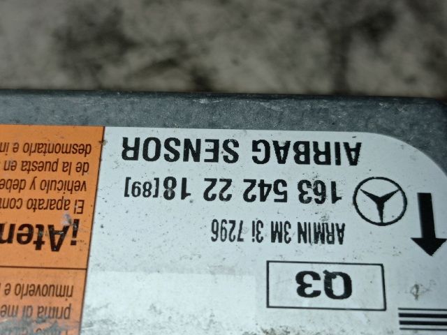 bontott MERCEDES-BENZ M-CLASS Légzsák Elektronika