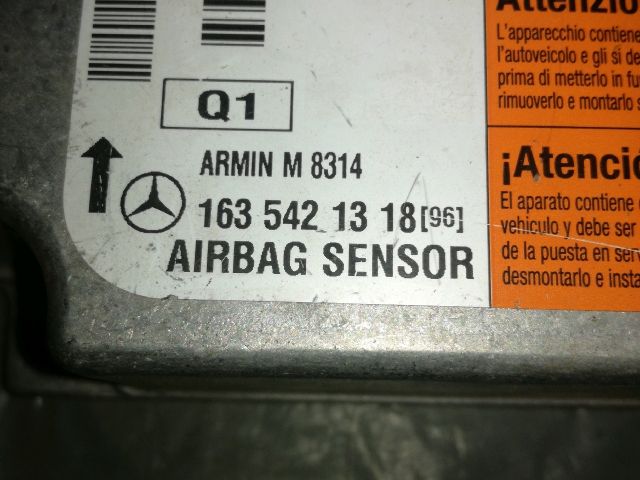 bontott MERCEDES-BENZ M-CLASS Légzsák Elektronika