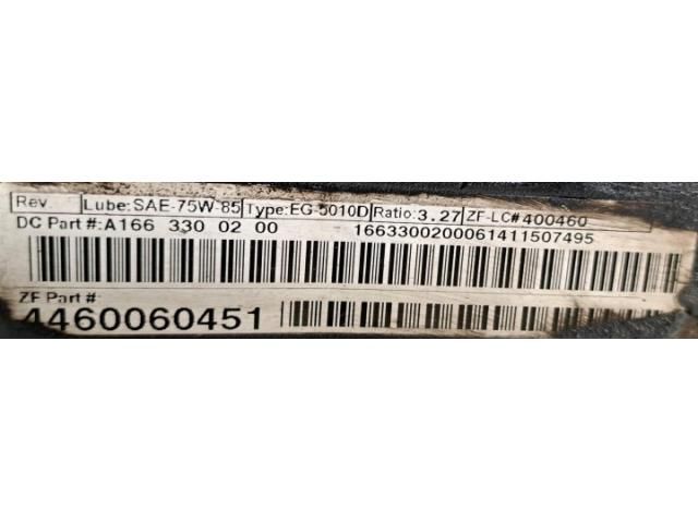 bontott MERCEDES-BENZ M-CLASS Első Differenciálmű