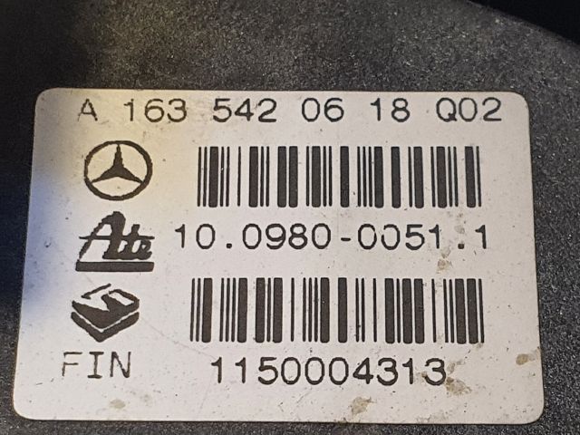 bontott MERCEDES-BENZ M-CLASS Menetstabilizátor Elektronika