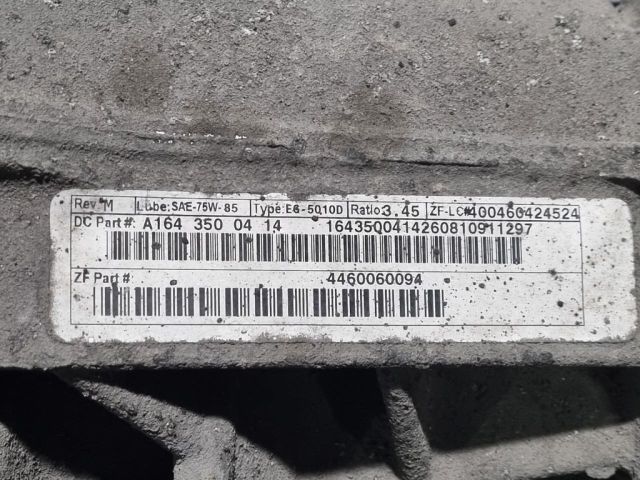 bontott MERCEDES-BENZ M-CLASS Hátsó Differenciálmű