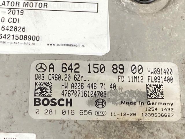 bontott MERCEDES-BENZ M-CLASS Motorvezérlő