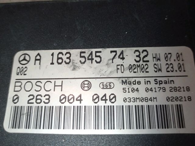 bontott MERCEDES-BENZ M-CLASS Automata Váltó Elektronika