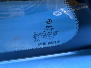 bontott MERCEDES-BENZ R-CLASS Bal C Oszlop Oldalablak Üveg