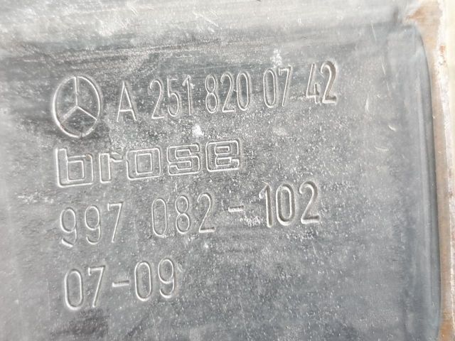 bontott MERCEDES-BENZ R-CLASS Bal első Ablakemelő Szerkezet (Elektromos)