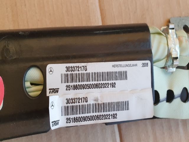 bontott MERCEDES-BENZ R-CLASS Bal Függönylégzsák és Oldallégzsák