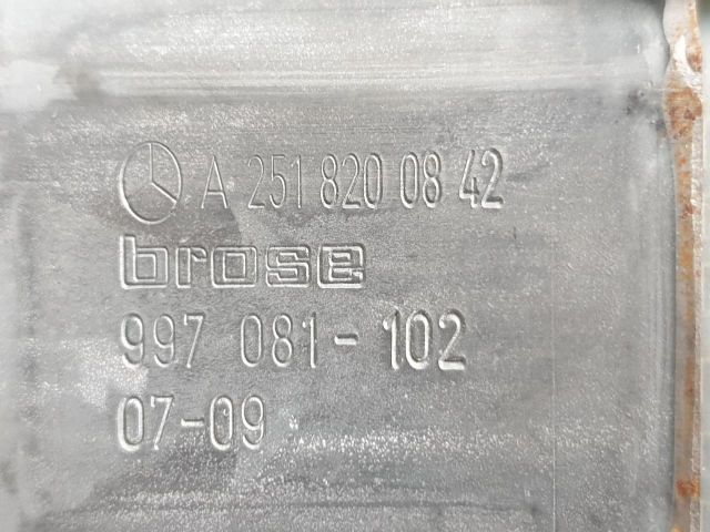 bontott MERCEDES-BENZ R-CLASS Jobb első Ablakemelő Szerkezet (Elektromos)