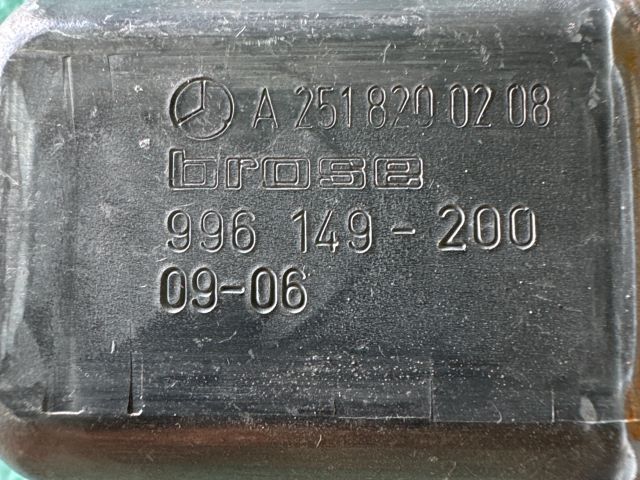 bontott MERCEDES-BENZ R-CLASS Jobb hátsó Ablakemelő Motor