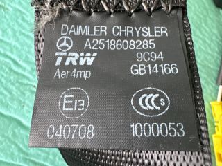 bontott MERCEDES-BENZ R-CLASS Jobb hátsó Biztonsági Öv