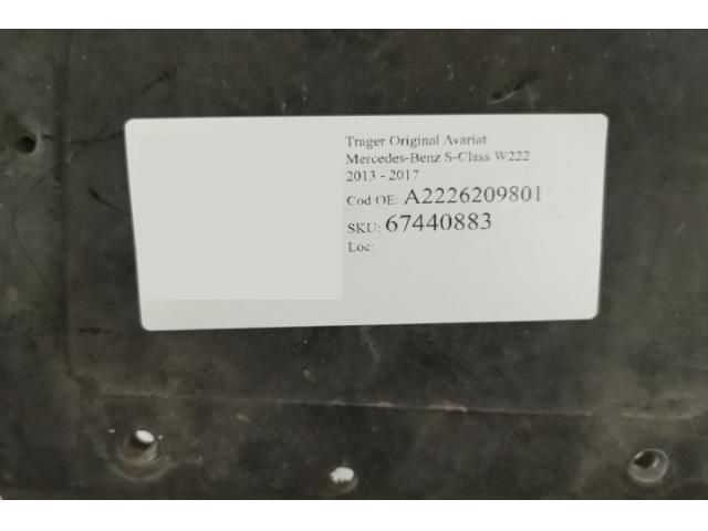 bontott MERCEDES-BENZ S-CLASS Alsó Kereszttartó