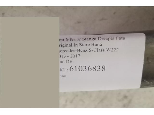 bontott MERCEDES-BENZ S-CLASS Bal első Alsó Első Lengőkar