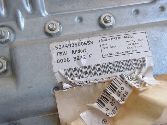 bontott MERCEDES-BENZ S-CLASS Bal első Függöny Légzsák