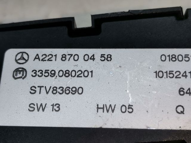 bontott MERCEDES-BENZ S-CLASS Bal első Ülésállító Kapcsoló