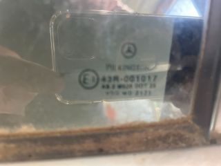 bontott MERCEDES-BENZ S-CLASS Bal hátsó Ajtó (Üres lemez)