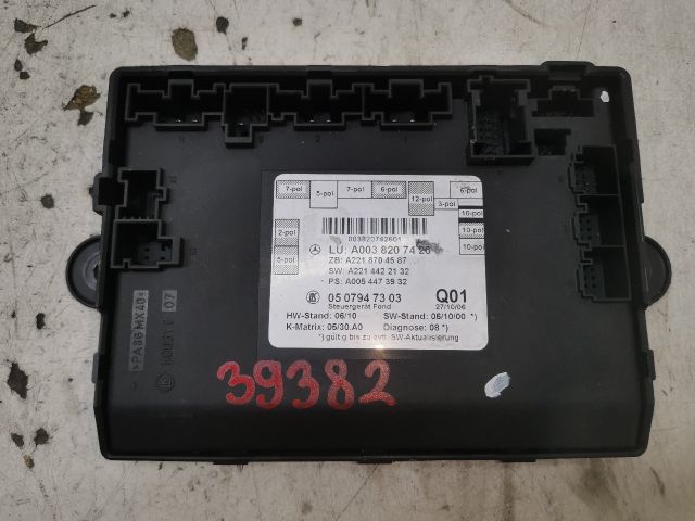 bontott MERCEDES-BENZ S-CLASS Bal hátsó Ajtó Vezérlőegység