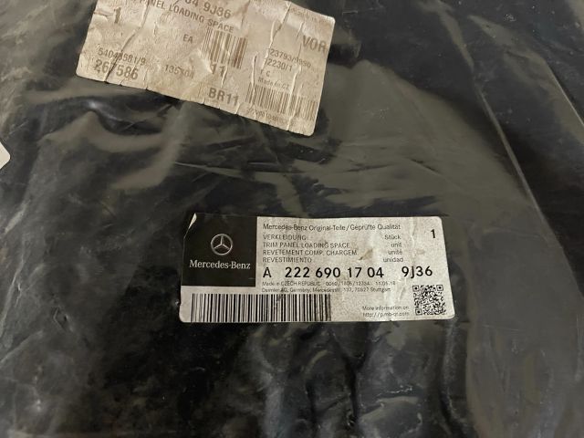 bontott MERCEDES-BENZ S-CLASS Bal hátsó Csomagtér Burkolat (Műanyag)