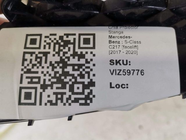 bontott MERCEDES-BENZ S-CLASS Bal Ködzárófény Keret