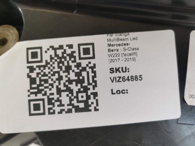 bontott MERCEDES-BENZ S-CLASS Bal Ledes Fényszóró