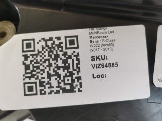 bontott MERCEDES-BENZ S-CLASS Bal Ledes Fényszóró