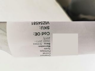 bontott MERCEDES-BENZ S-CLASS Csomagtérajtó Díszléc