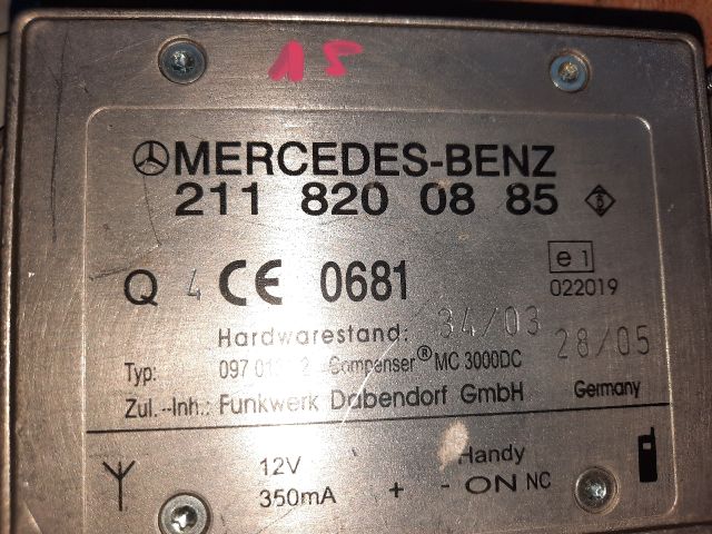 bontott MERCEDES-BENZ S-CLASS Elektronika (Magában)