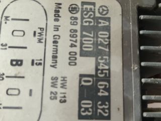 bontott MERCEDES-BENZ S-CLASS Előtét Ellenállás Hűtőventilátor