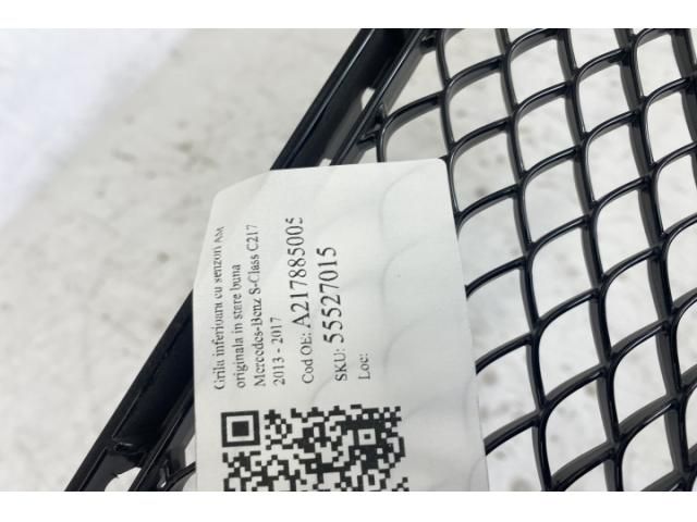bontott MERCEDES-BENZ S-CLASS Első Lökhárító Alsó Középső Díszrács