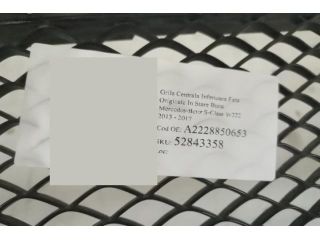 bontott MERCEDES-BENZ S-CLASS Első Lökhárító Alsó Középső Díszrács